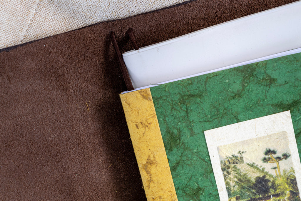 The Sierra Notebook Cover – Handcrafted Leather A5 Book Cover from Ecuador