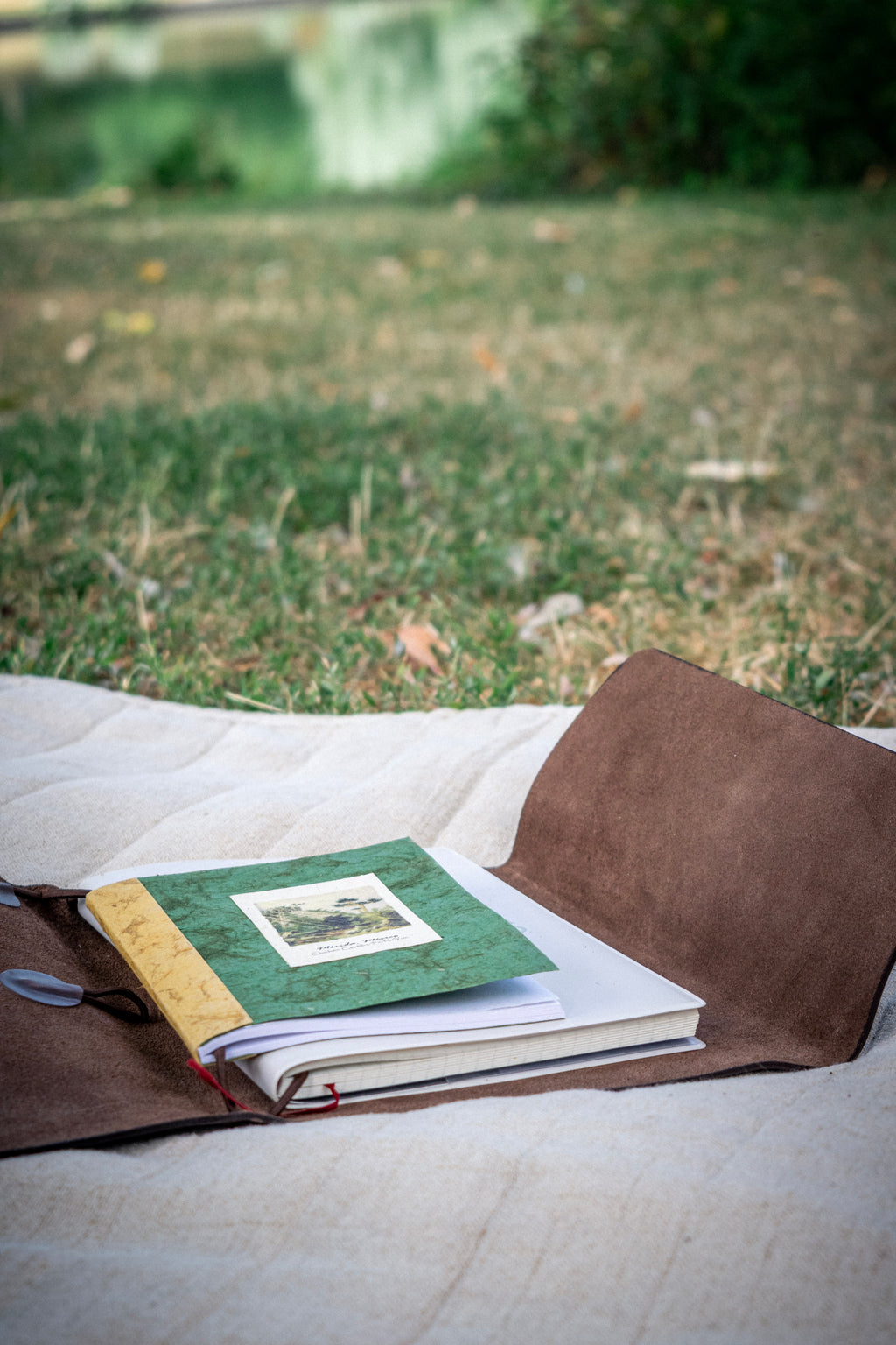The Sierra Notebook Cover – Handcrafted Leather A5 Book Cover from Ecuador