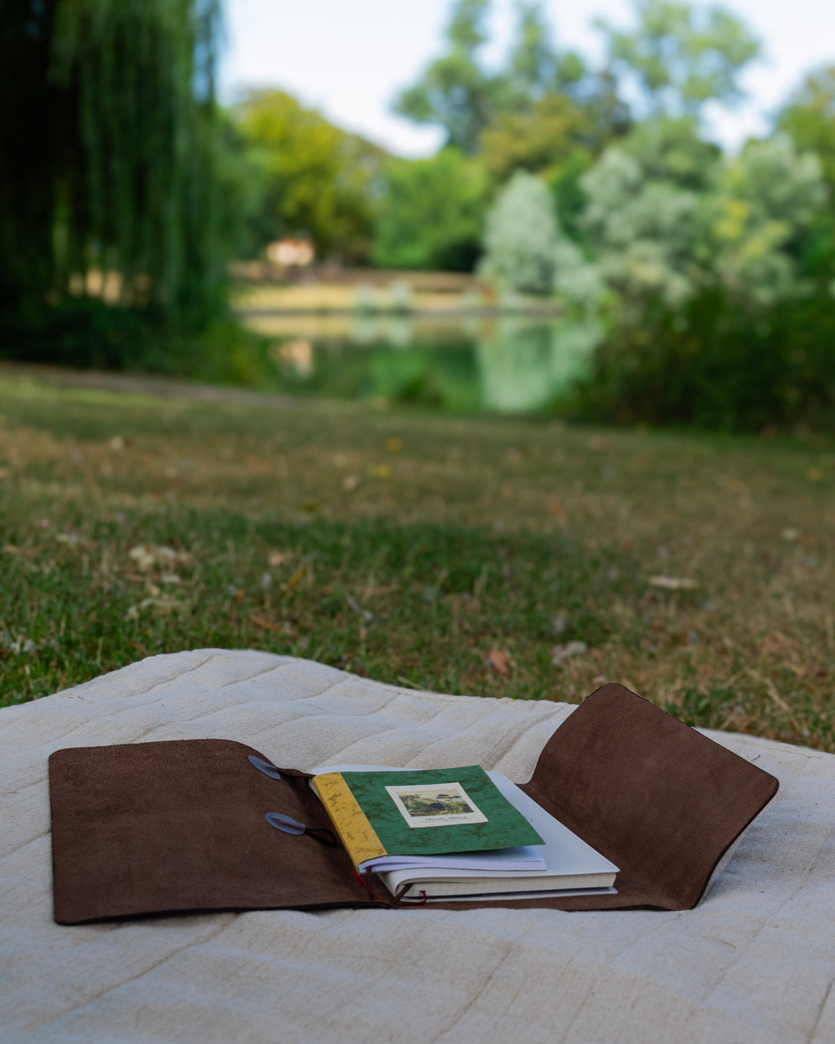 The Sierra Notebook Cover – Handcrafted Leather A5 Book Cover from Ecuador